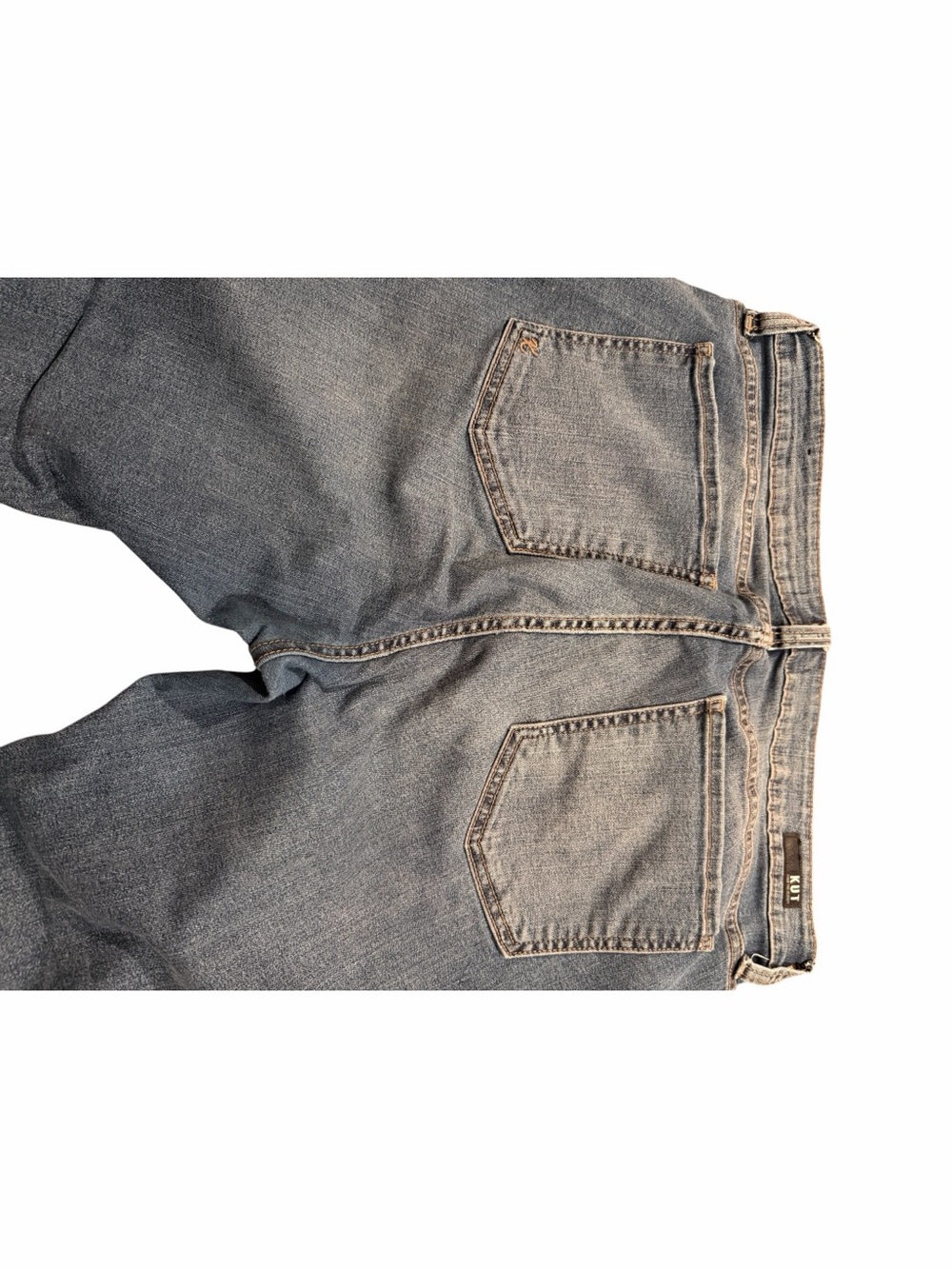 Kut from the Kloth Catherine Boyfriend Jeans in Light Blue Wash 14W - Picture 6 of 8